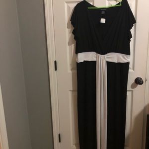 Long Black & White Maxi